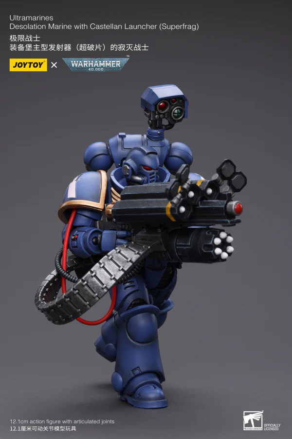 Ultramarines Desolation Marine with Castellan Launcher (Superfrag) - Image 2