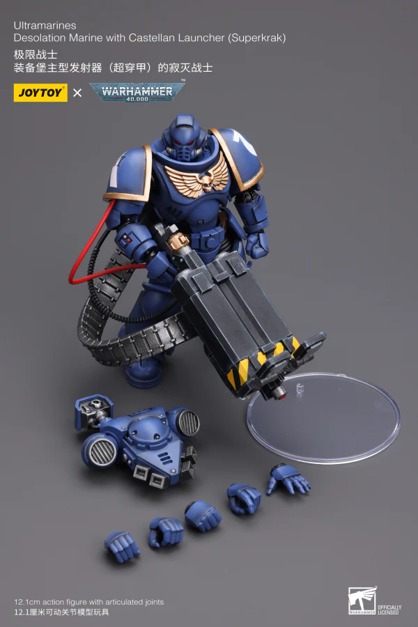 Ultramarines Desolation Marine with Castellan Launcher (Superkrak) - Image 2