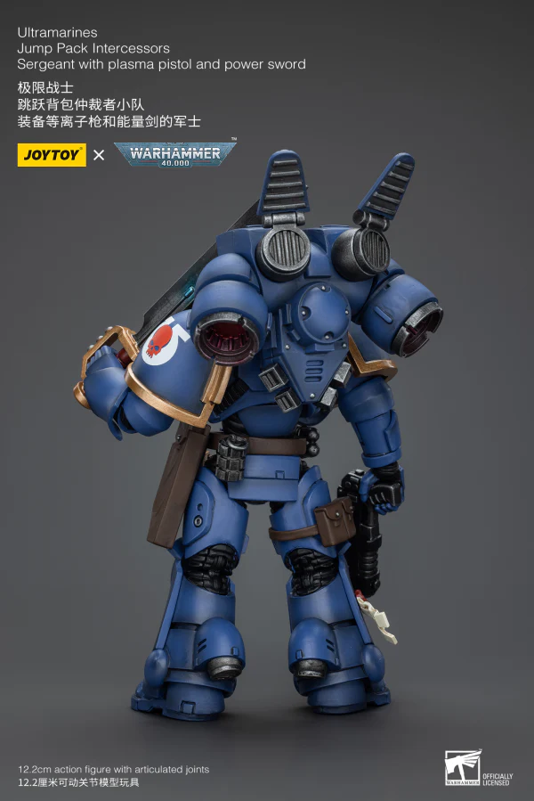 Ultramarines Jump Pack Intercessors Sergeant With Plasma Pistol And Power Sword - Image 10