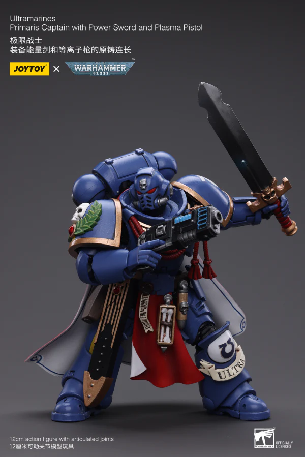 Ultramarines Primaris Captain with Power Sword and Plasma Pistol - Image 2