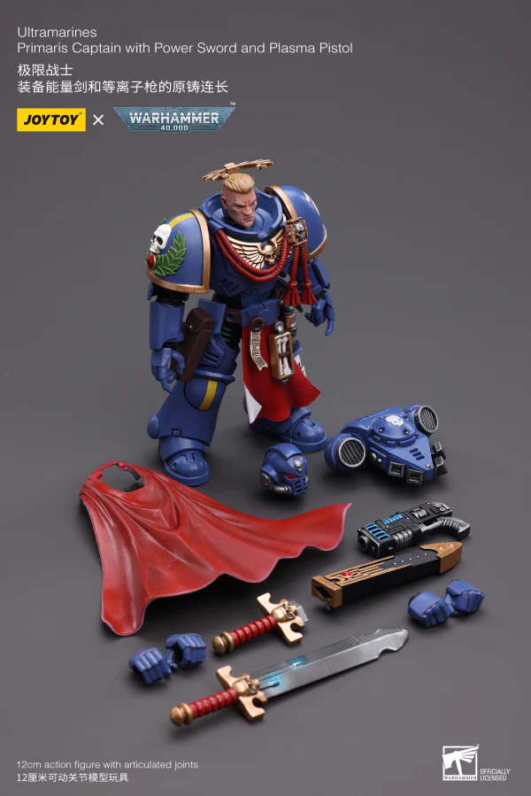 Ultramarines Primaris Captain with Power Sword and Plasma Pistol - Image 3