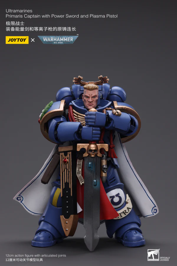 Ultramarines Primaris Captain with Power Sword and Plasma Pistol - Image 4