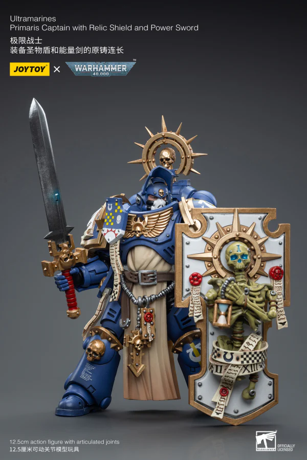 Ultramarines Primaris Captain with Relic Shield and Power Sword - Image 9