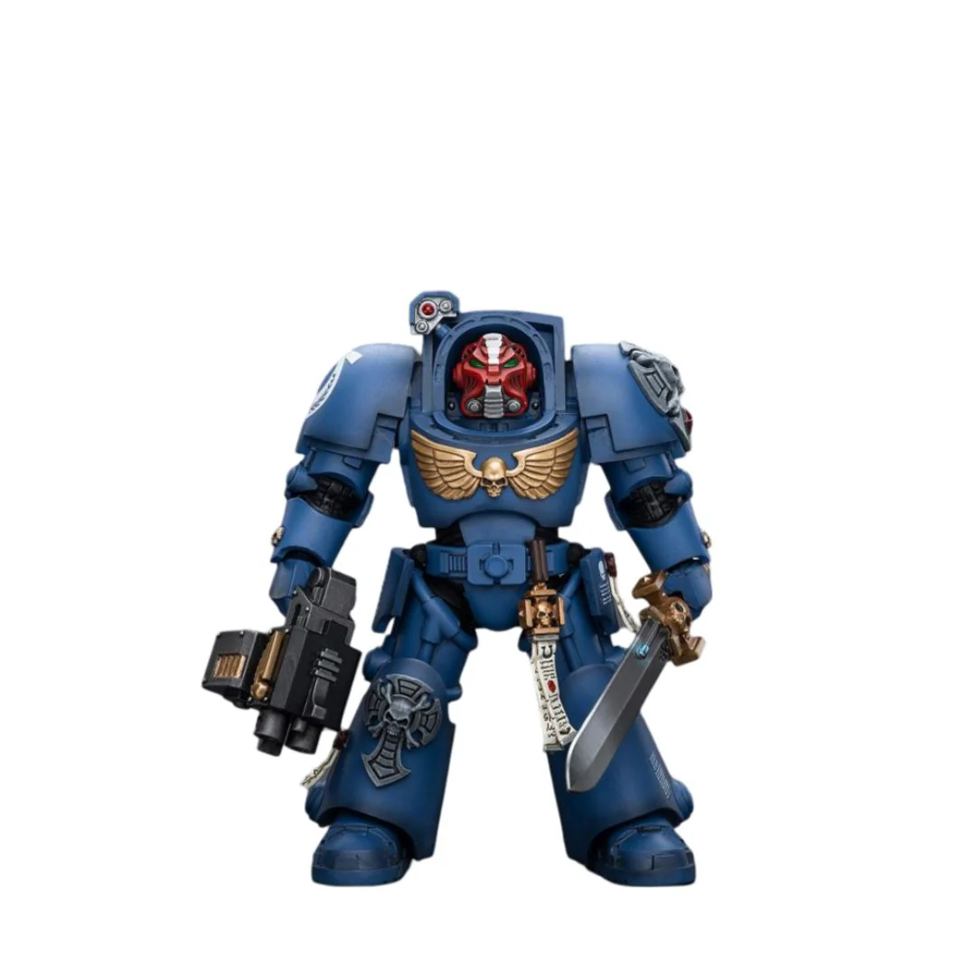 Ultramarines Terminator Squad Sergeant with Power Sword and Teleport Homer