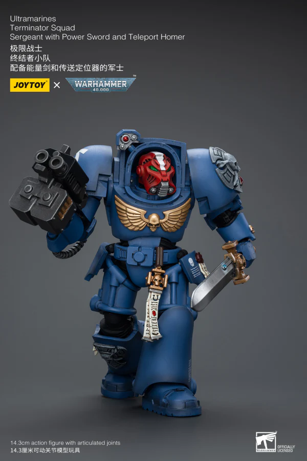 Ultramarines Terminator Squad Sergeant with Power Sword and Teleport Homer - Image 10
