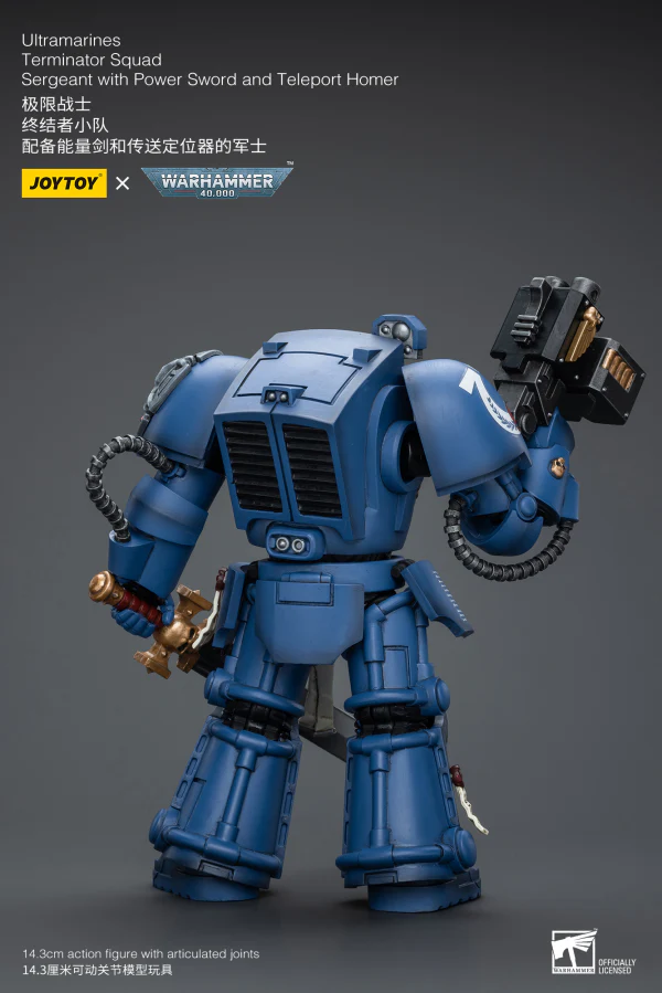 Ultramarines Terminator Squad Sergeant with Power Sword and Teleport Homer - Image 6