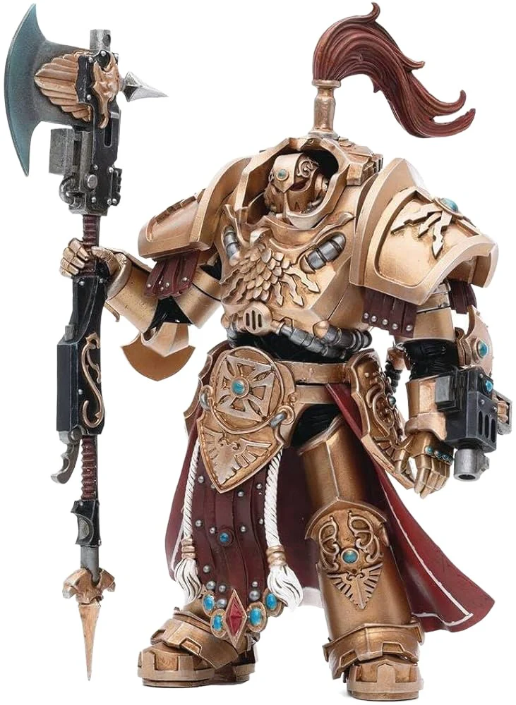 Adeptus Custodes Allarus custodian with Castellan Axe