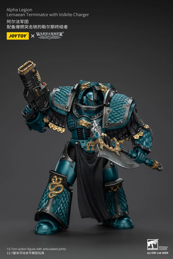 Alpha Legion Lernaean Terminator with Volkite Charger - Image 10