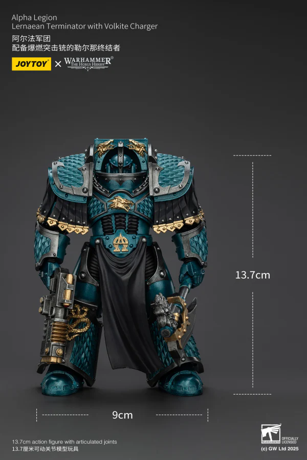 Alpha Legion Lernaean Terminator with Volkite Charger - Image 4