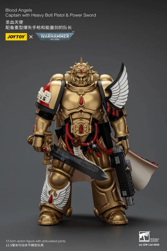 Blood Angels Captain with Heavy Bolt Pistol & Power Sword - Image 26