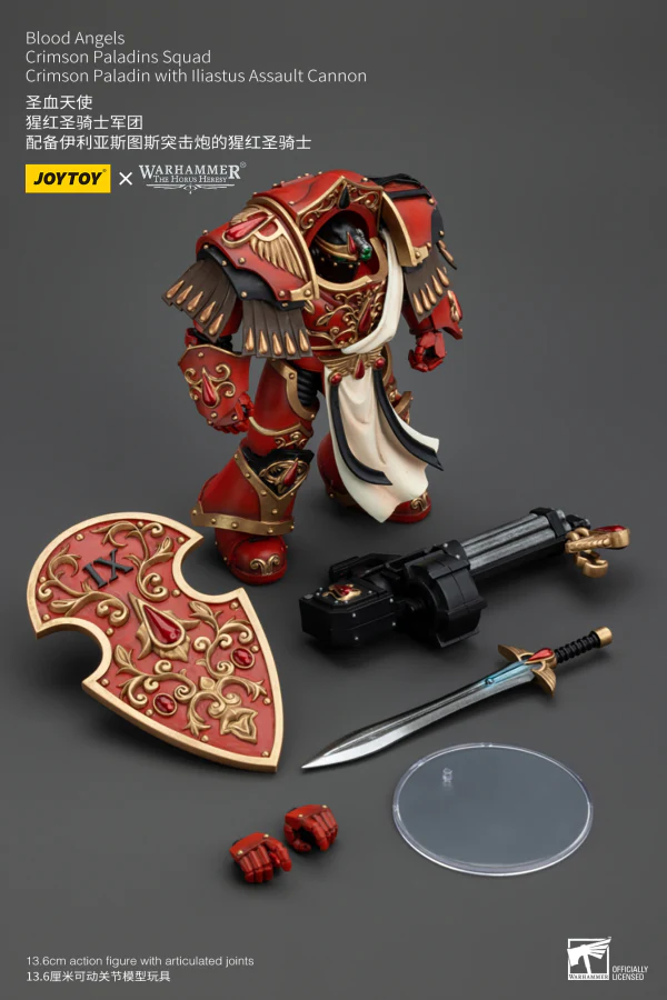 Blood Angels Crimson Paladins Squad Crimson Paladin with Iliastus Assault Cannon - Image 3