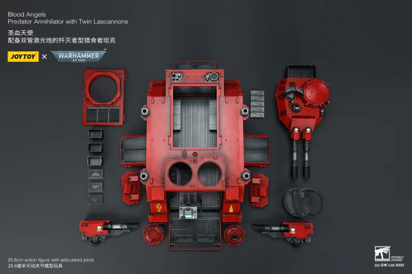 Blood Angels Predator Annihilator with Twin Lascannons - Image 25