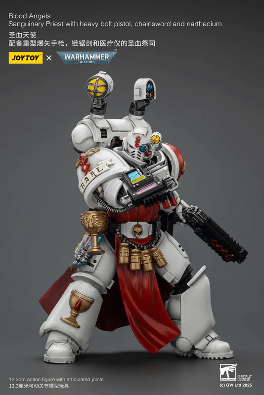 Blood Angels Sanguinary Priest with Heavy bolt pistol, chainsword and narthecium - Image 2