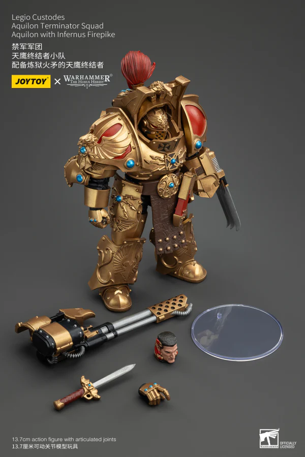Legio Custodes Aquilon Terminator Squad Aquilon with Infernus Firepike - Image 3
