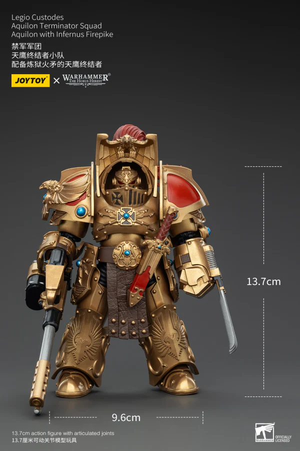 Legio Custodes Aquilon Terminator Squad Aquilon with Infernus Firepike - Image 4