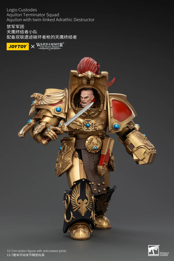 Legio Custodes Aquilon Terminator Squad Aquilon with twin-linked Adrathic Destructor - Image 3