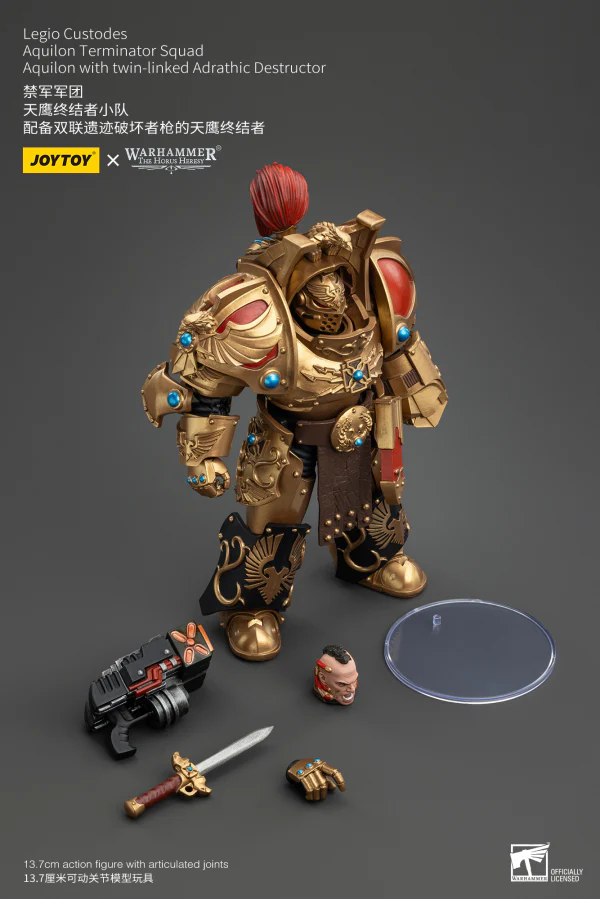 Legio Custodes Aquilon Terminator Squad Aquilon with twin-linked Adrathic Destructor - Image 4