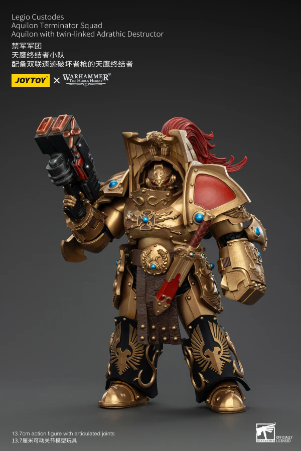 Legio Custodes Aquilon Terminator Squad Aquilon with twin-linked Adrathic Destructor - Image 5