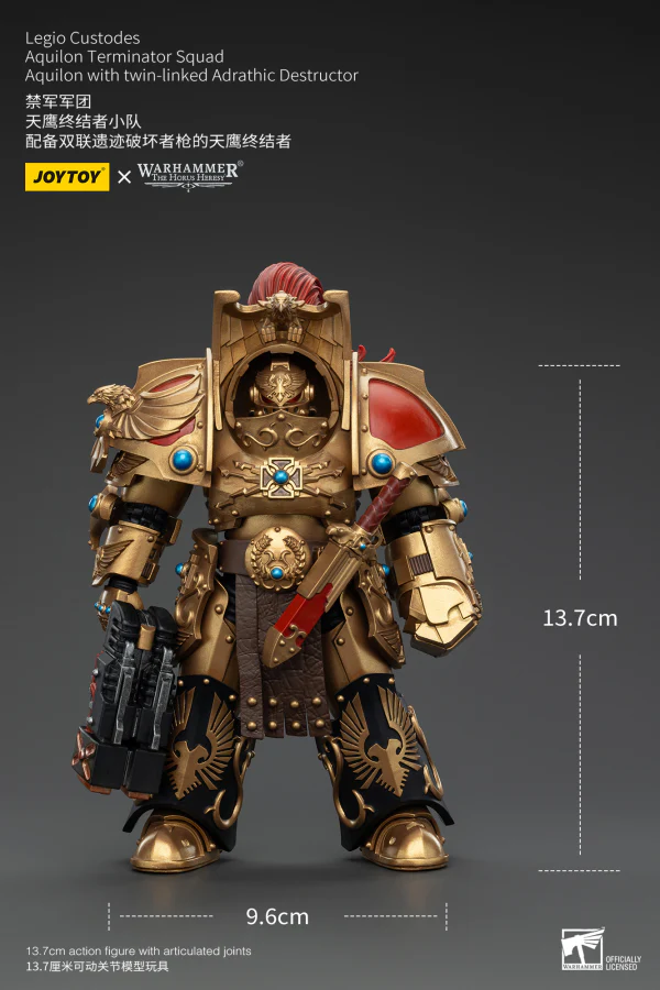 Legio Custodes Aquilon Terminator Squad Aquilon with twin-linked Adrathic Destructor - Image 6