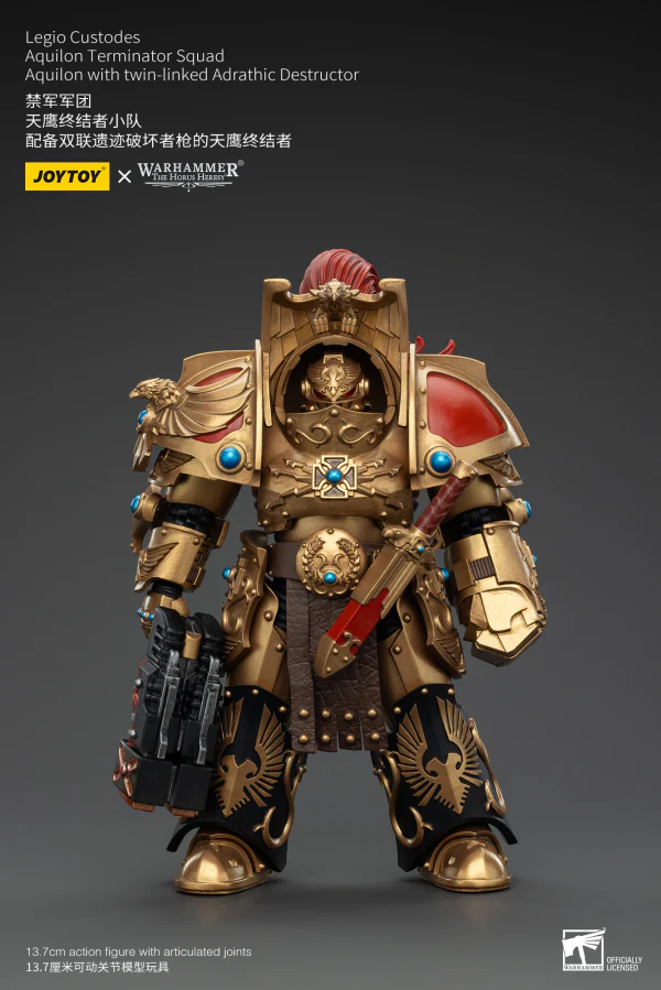 Legio Custodes Aquilon Terminator Squad Aquilon with twin-linked Adrathic Destructor - Image 8
