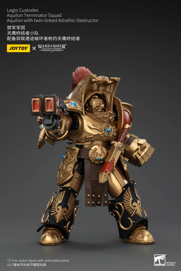 Legio Custodes Aquilon Terminator Squad Aquilon with twin-linked Adrathic Destructor - Image 9