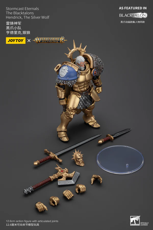 Stormcast Eternals The Blacktalons Hendrick, The Silver Wolf - Image 2