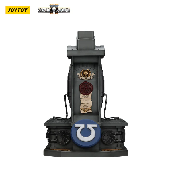Ultramarines Lieutenant Titus' MKX Helmet & Display Stand - Image 29