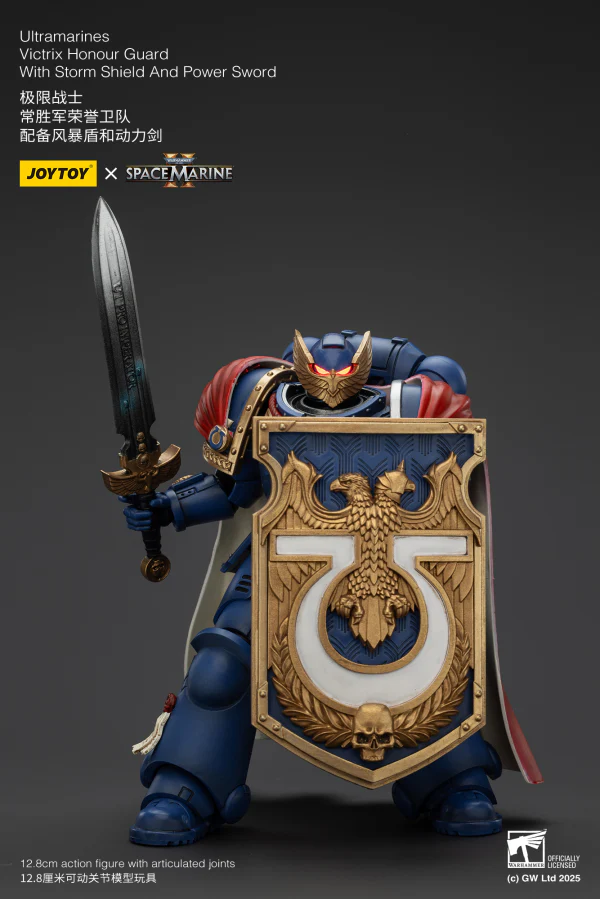 Ultramarines Victrix Honour Guard with Storm Shield And Power Sword - Image 10