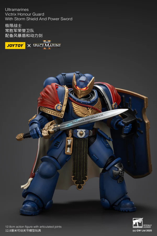Ultramarines Victrix Honour Guard with Storm Shield And Power Sword - Image 11