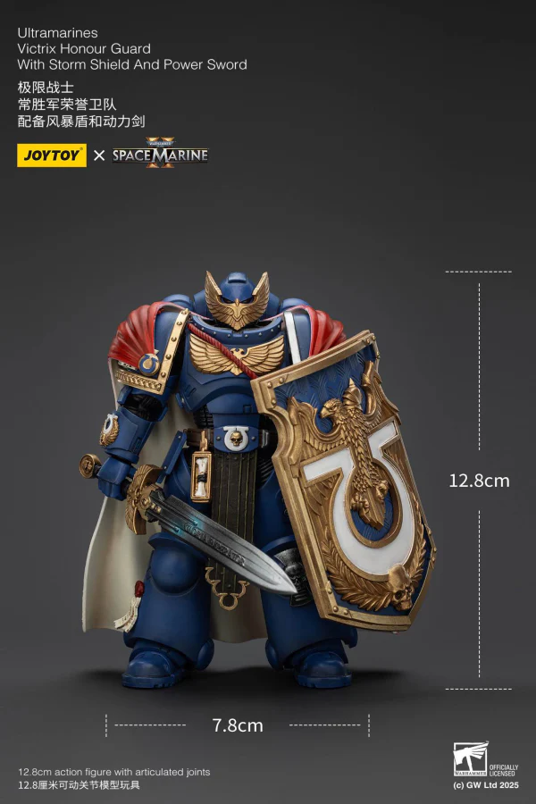 Ultramarines Victrix Honour Guard with Storm Shield And Power Sword - Image 12