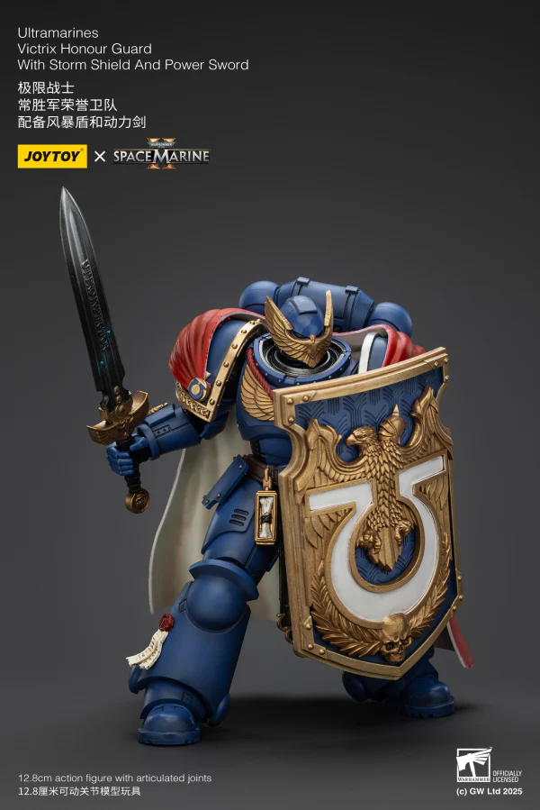 Ultramarines Victrix Honour Guard with Storm Shield And Power Sword - Image 24