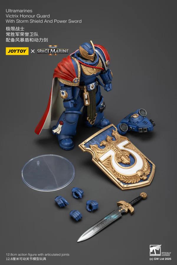 Ultramarines Victrix Honour Guard with Storm Shield And Power Sword - Image 4