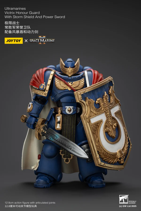 Ultramarines Victrix Honour Guard with Storm Shield And Power Sword - Image 5