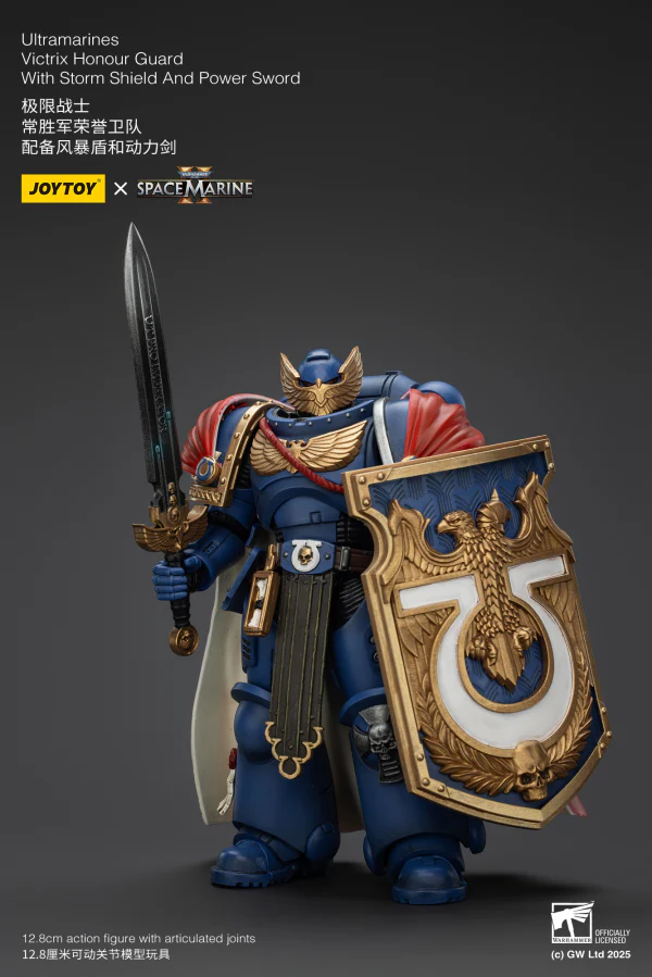 Ultramarines Victrix Honour Guard with Storm Shield And Power Sword - Image 6