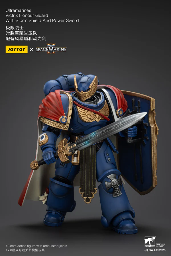 Ultramarines Victrix Honour Guard with Storm Shield And Power Sword - Image 8