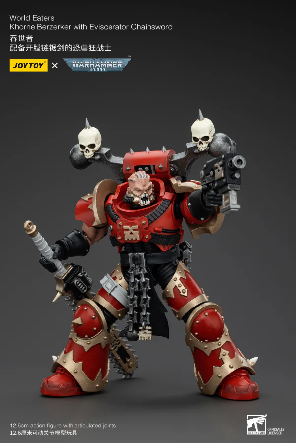 World Eaters Khorne Berzerker with Eviscerator Chainsword - Image 9