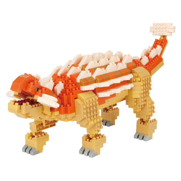 Dinosaur Deluxe Edition Ankylosaurus, "Dinosaur", Nanoblock Advanced Hobby Series (Box/6)