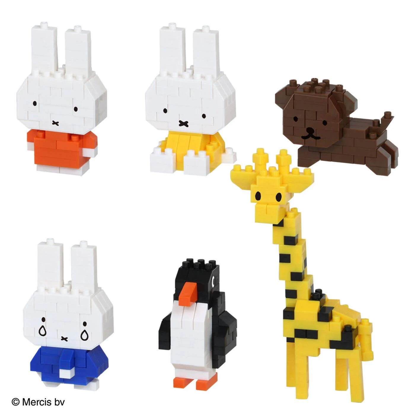 Miffy Assortment 2 (Blind Box), "Miffy", Nanoblock Mininano Series (Box/6)