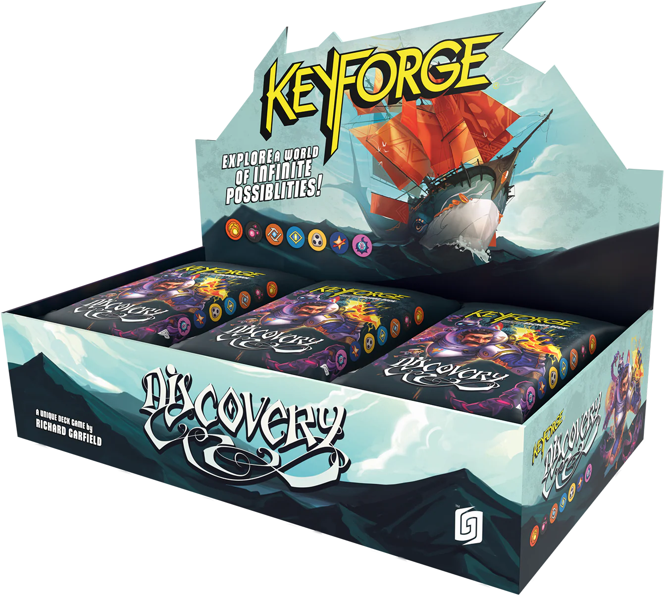 KEYFORGE DISCOVERY DECK 12CT DISPLAY