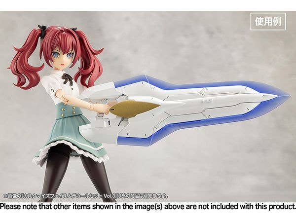 KOTOBUKIYA CUSTOMIZED FACE & DECAL SET Vol.3 - Image 4