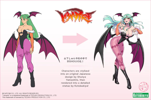 DARKSTALKERS MORRIGAN LIMITED EDITION BISHOUJO STATUE - Image 14
