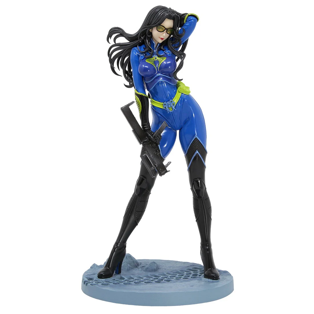 G.I. JOE BARONESS 25th ANNIVERSARY BLUE COLOR BISHOUJO STATUE