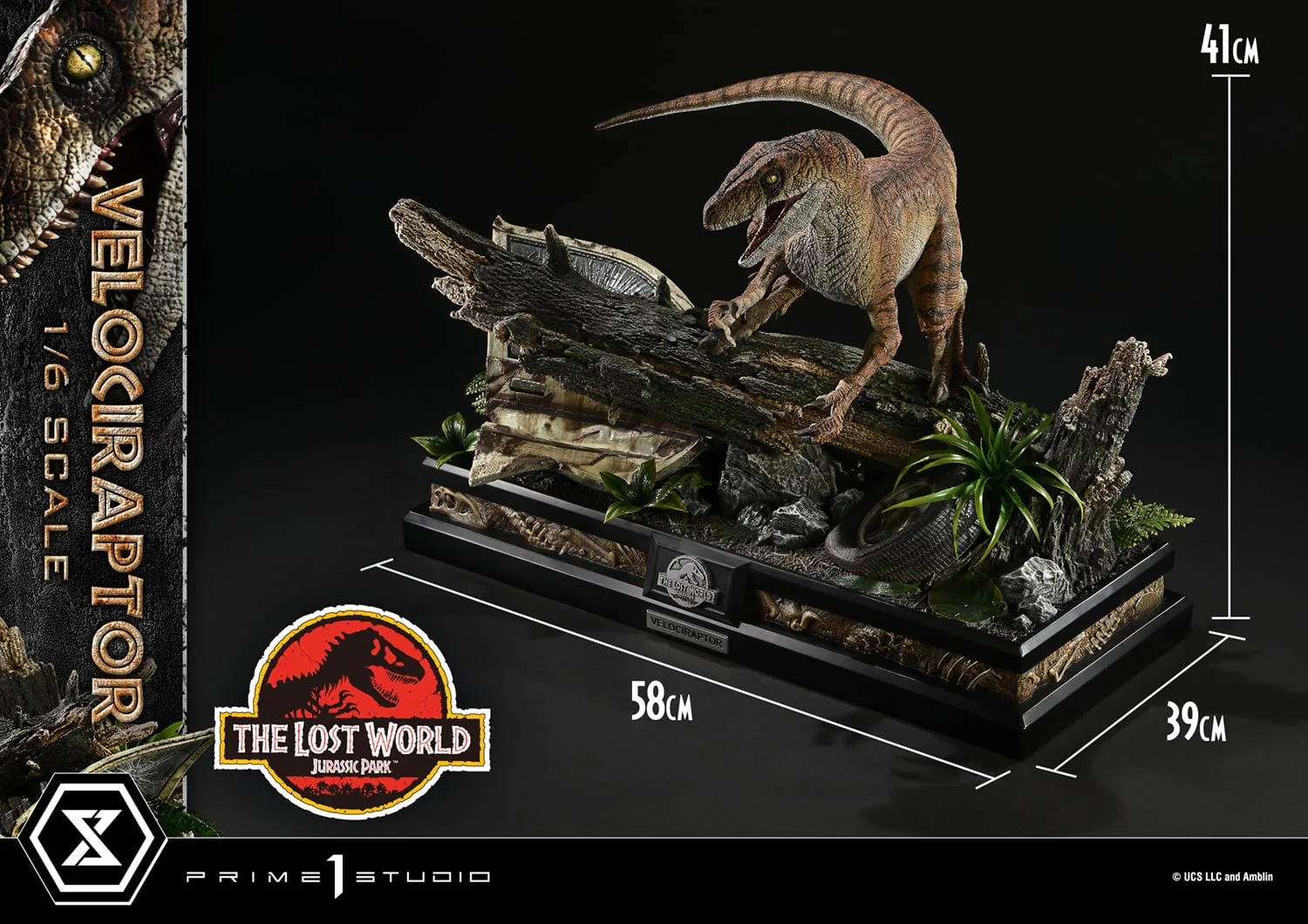 Legacy Museum Collection The Lost World: Jurassic Park (Film) Velociraptor 1/6 Scale - Image 2