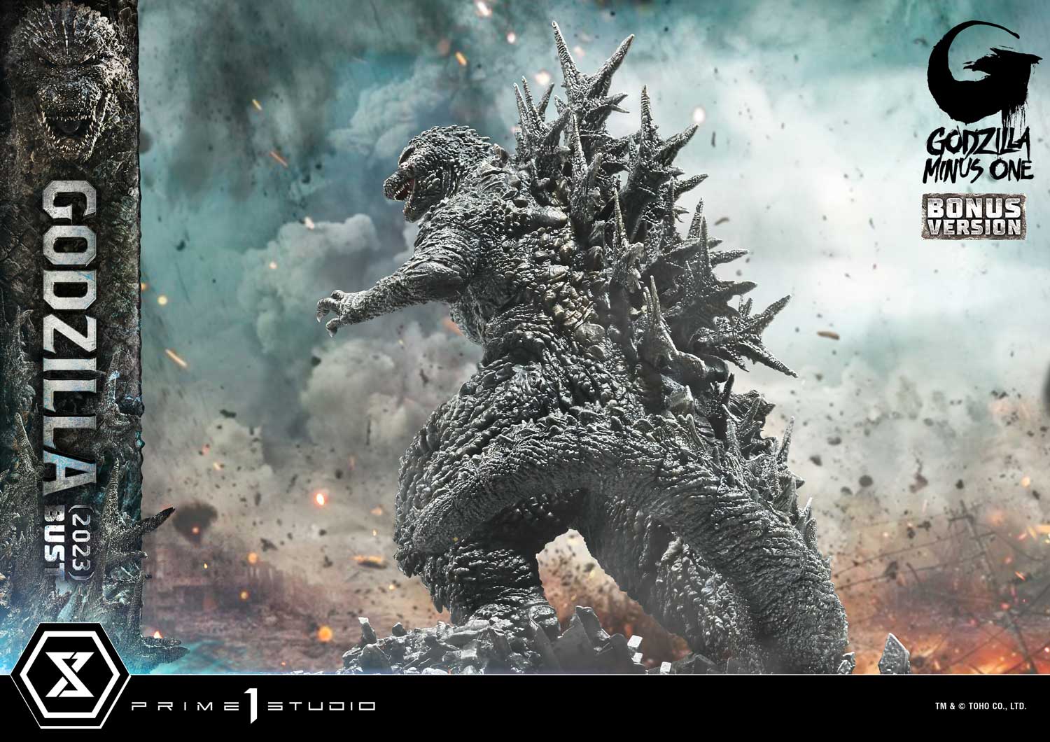 Life Size Bust GODZILLA MINUS ONE (Film) Godzilla (2023) Bonus Version - Image 12