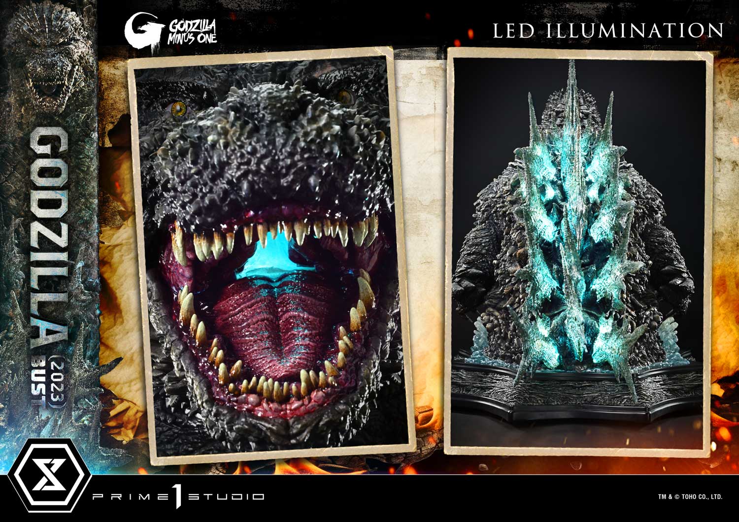 Life Size Bust GODZILLA MINUS ONE (Film) Godzilla (2023) Bonus Version - Image 26