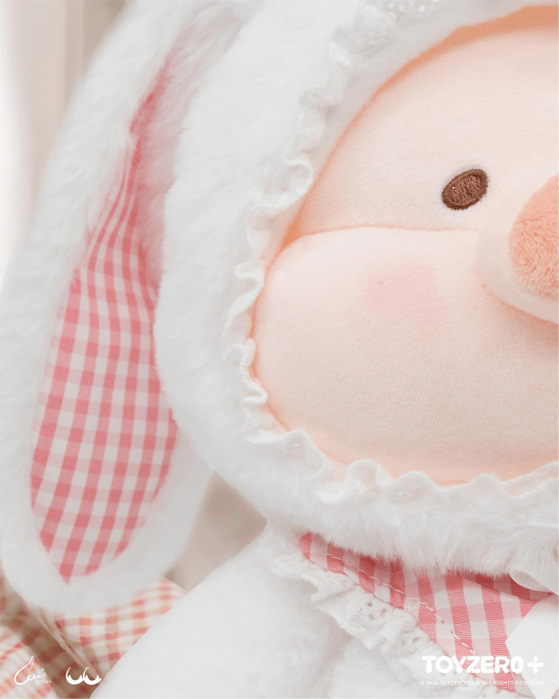LuLu the Piggy - 28cm Bunny LuLu Plush (White ver.) - Image 3