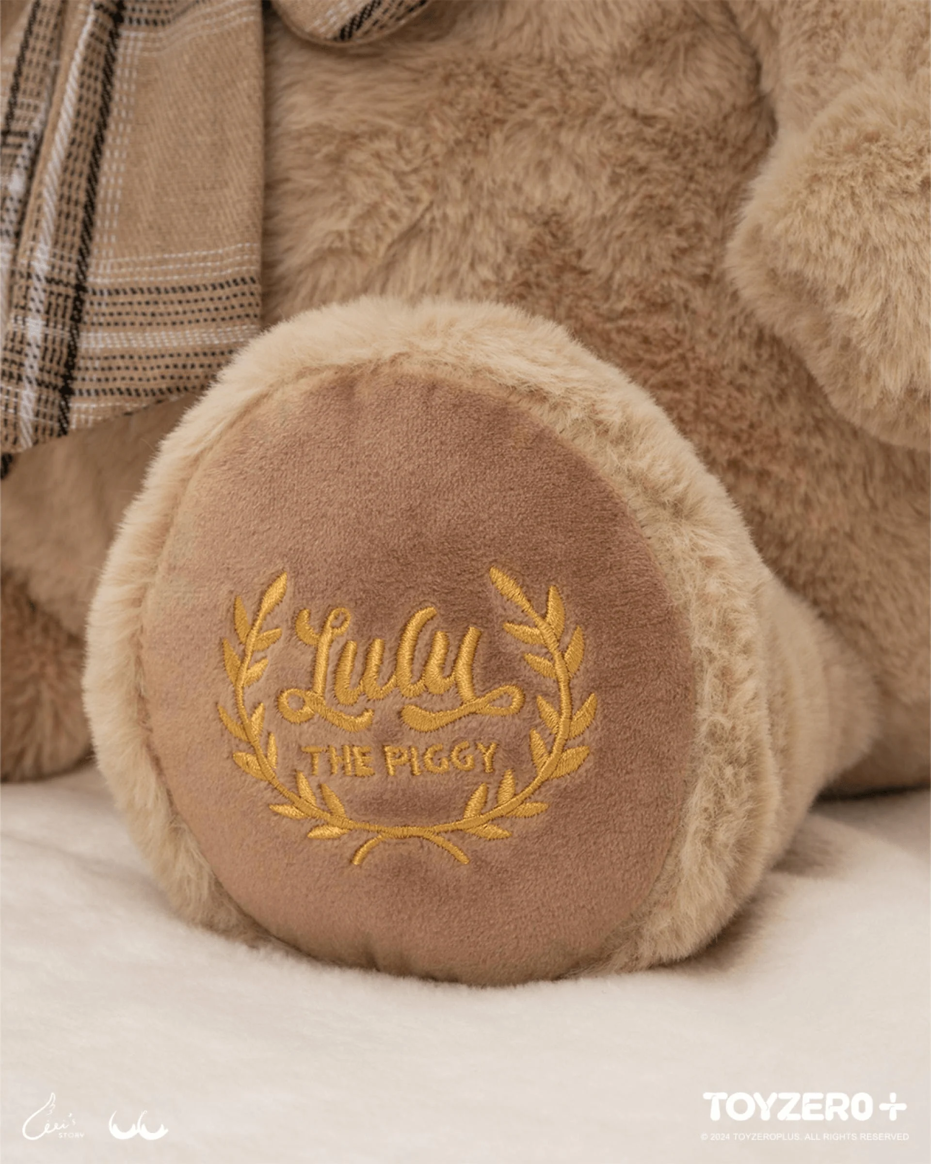 LuLu the Piggy - 40cm Teddy LuLu Plush Toy (Khaki ver.) - Image 2