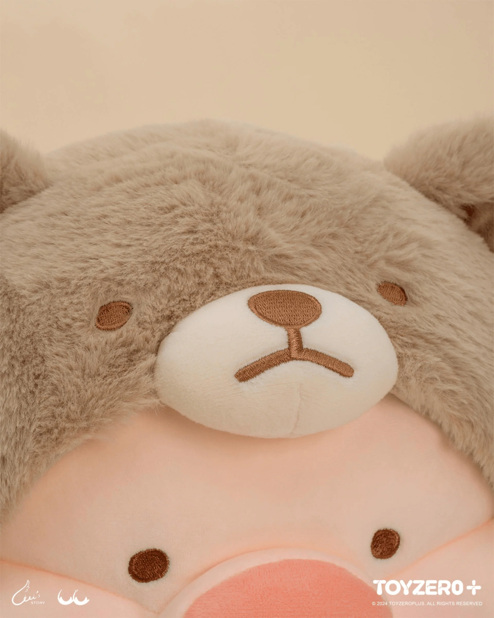 LuLu the Piggy - 40cm Teddy LuLu Plush Toy (Khaki ver.) - Image 3