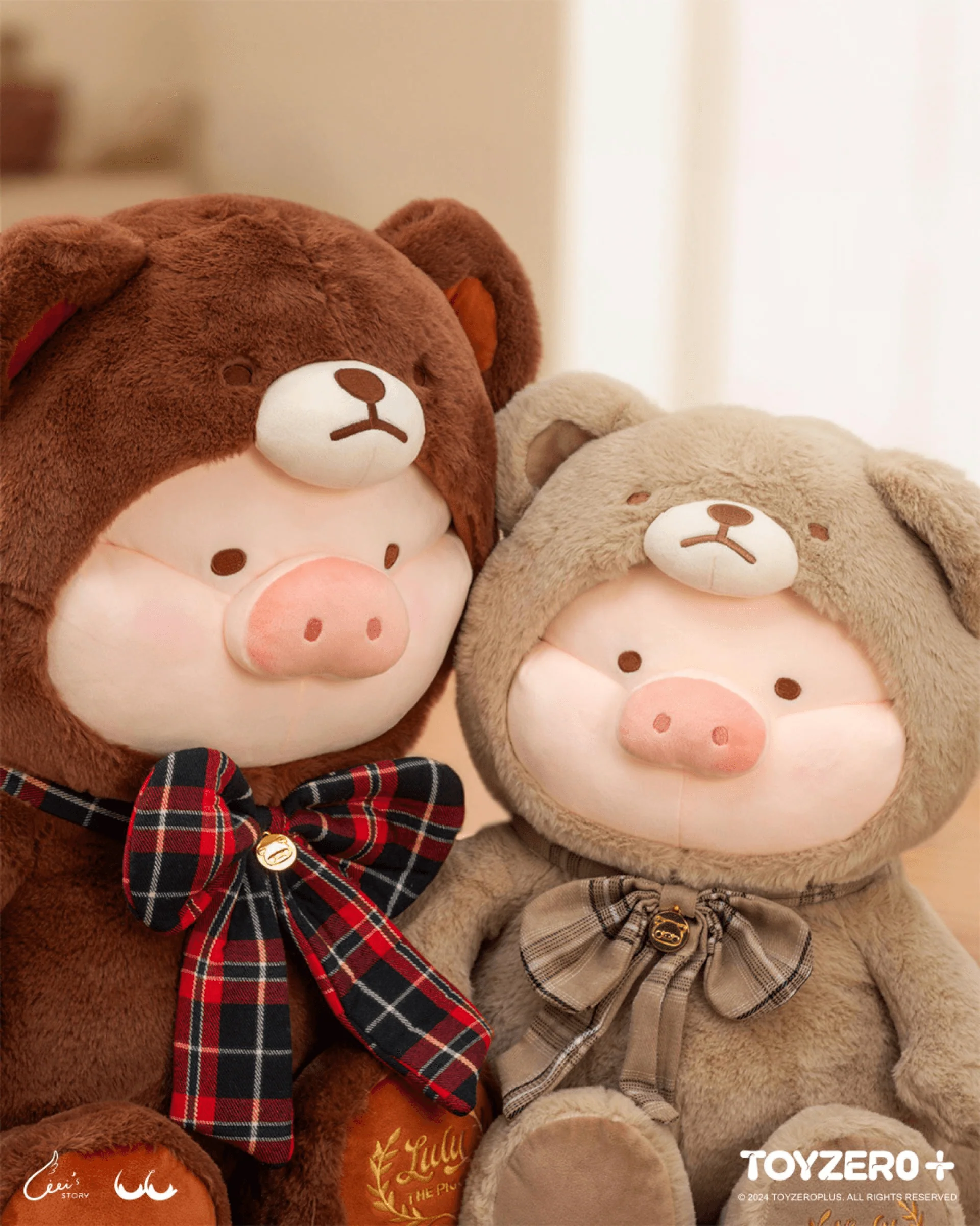 LuLu the Piggy - 40cm Teddy LuLu Plush Toy (Khaki ver.) - Image 9