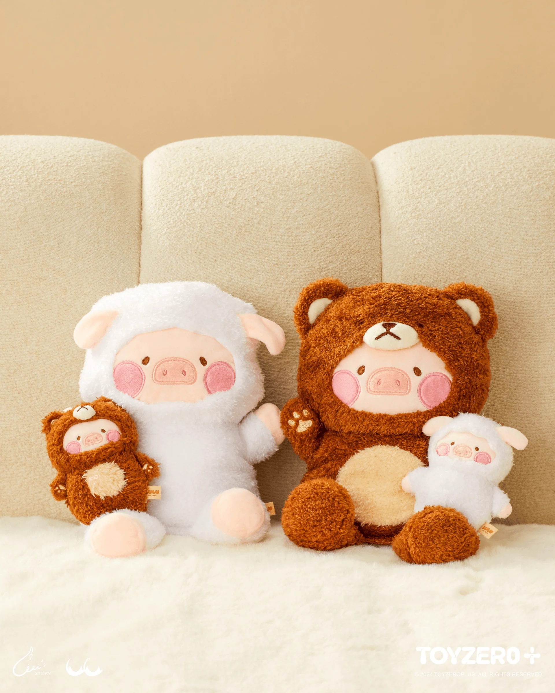 LuLu the Piggy Costume Series - Fluffy Hand Puppets (Bear) - Image 10